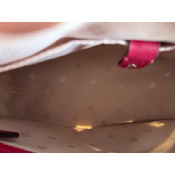 KATE SPADE Louise Dome Satchel Medium in Cerise Pink NWT - Picture 9 of 13